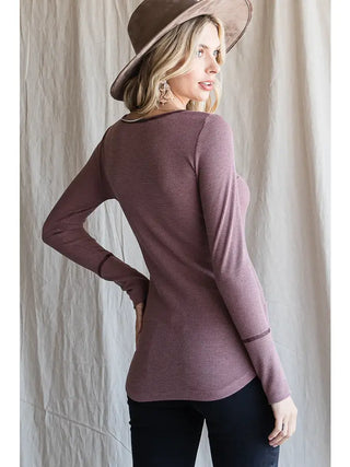 Knit Thermal Long Sleeve