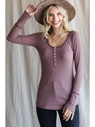 Knit Thermal Long Sleeve