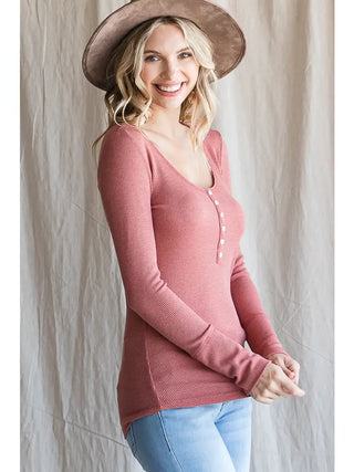 Knit Thermal Long Sleeve