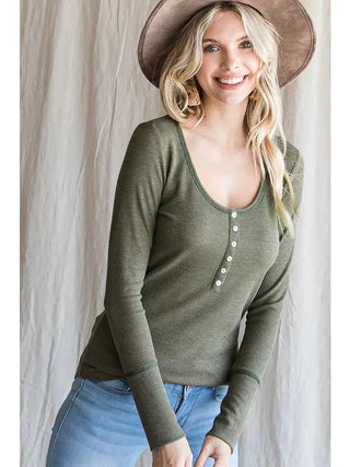 Knit Thermal Long Sleeve