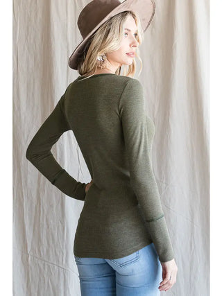 Knit Thermal Long Sleeve