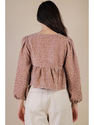 The Vintage Leopard Blouse