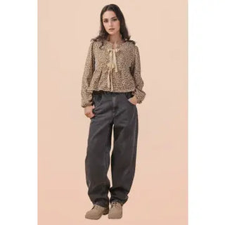 The Vintage Leopard Blouse