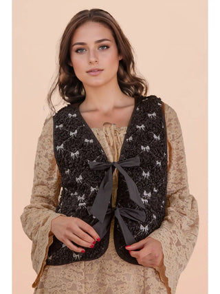 Black Betty Quilted Vest