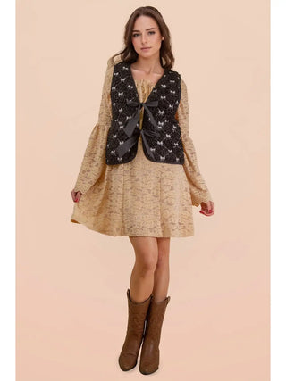 Black Betty Quilted Vest