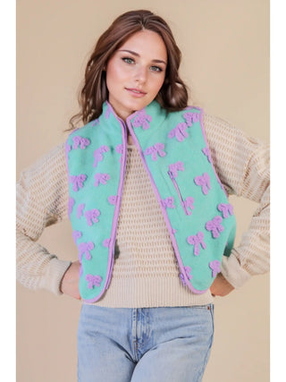 Shes Happy Bow Vest