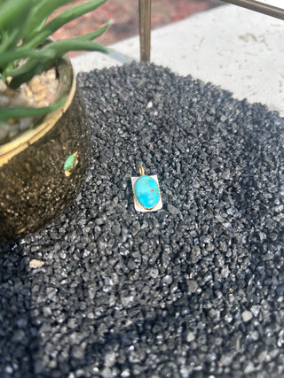 Hada Kingsman Turquoise 14k Gold Plated Pendant
