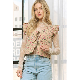 Prairie Petals Quilted Vest
