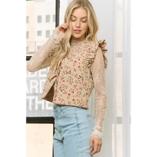 Prairie Petals Quilted Vest