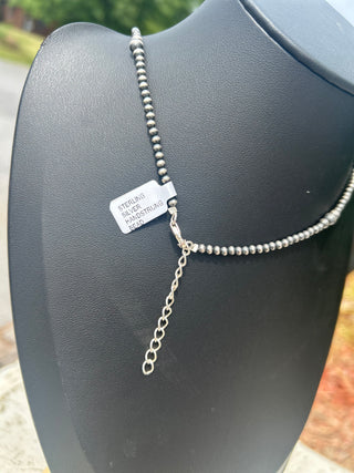 Sterling Silver Snaffle Bit Necklace