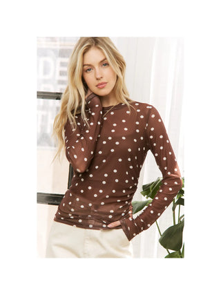 Dotty Darling Mesh Top