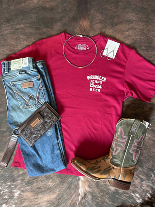 WRANGLER Coors Beer Tee