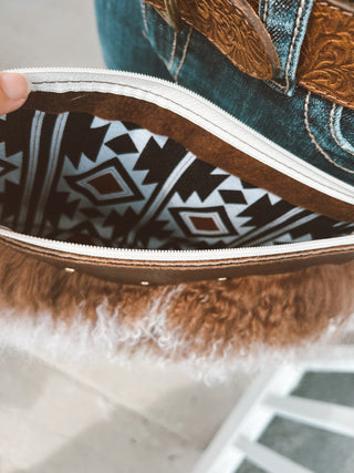 Let’s Go Girls Handcrafted Mongolian Lamb Bag