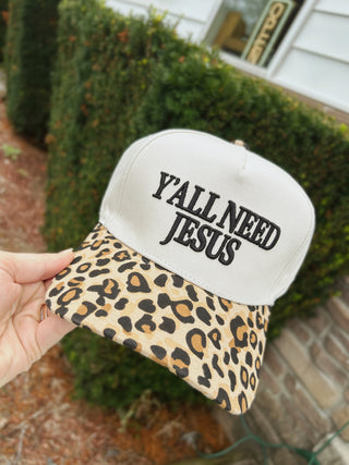 Fall Chunky "Ya'll Need Jesus" Cap