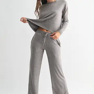 Brushed Hacci Lounge Long Sleeve Shirt