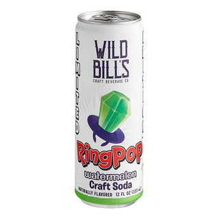 Premium Cane Sugar Soda Ring Pop Watermelon
