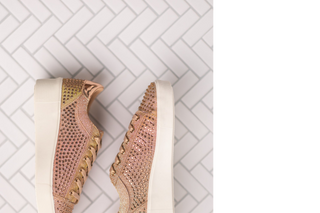 Diva Sneaker in Rose Gold
