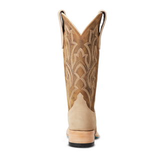 Classic Square Boot - Latte Suede and Burnt Caramel