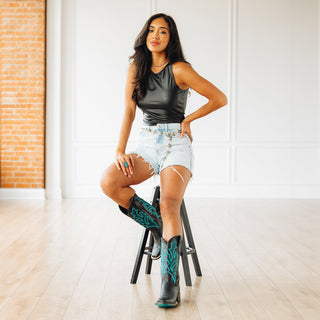 Classic Square Boot - Jet Black