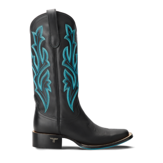 Classic Square Boot - Jet Black