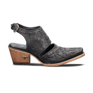 Robin Slingback Mule - Jet Black