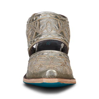 Robin Slingback Mule - Champagne Metallic