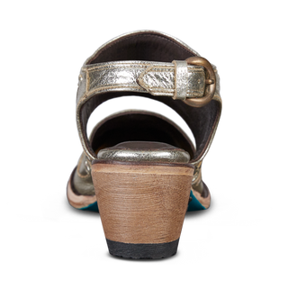 Robin Slingback Mule - Champagne Metallic