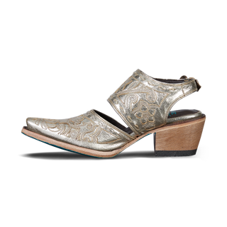 Robin Slingback Mule - Champagne Metallic
