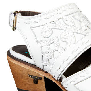 Robin Slingback Mule - Matte White