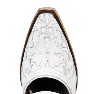Robin Slingback Mule - Matte White