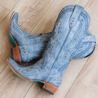 Cossette Boot - Washed Denim