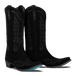 Soft Black Suede
