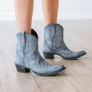 Lexington Bootie - Washed Denim