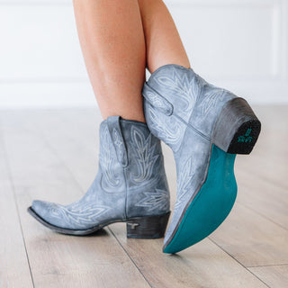 Lexington Bootie - Washed Denim