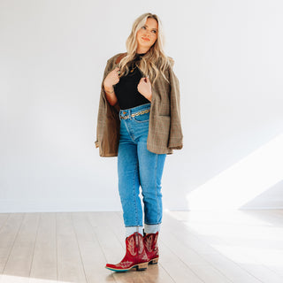 Lexington Bootie - Smoldering Ruby
