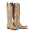 Latte Suede and Powder Blue