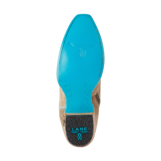 Reverie Knee High Corset - Latte Suede and Powder Blue