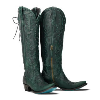 Reverie Knee High Corset - Emerald Green