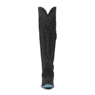 Lexington OTK Corset - Soft Black Suede
