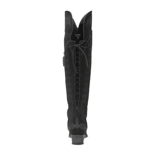 Lexington OTK Corset - Soft Black Suede