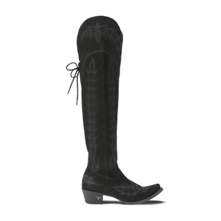 Lexington OTK Corset - Soft Black Suede