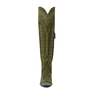 Lexington OTK Corset - Olive Suede