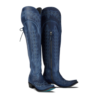 Lexington OTK Corset - Midnight Navy