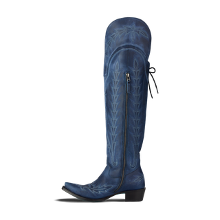 Lexington OTK Corset - Midnight Navy