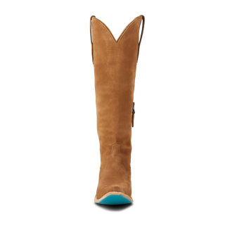 Olivia Jane Knee High Corset - Toffee Suede