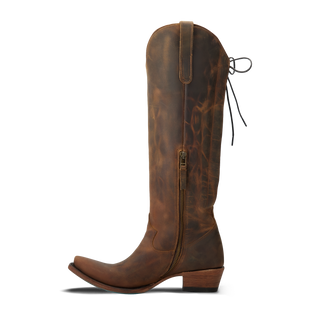 Olivia Jane Knee High Corset - Burnt Caramel