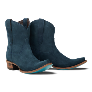 Emma Jane Bootie - Navy Suede