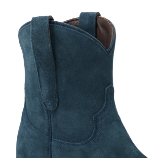 Emma Jane Bootie - Navy Suede