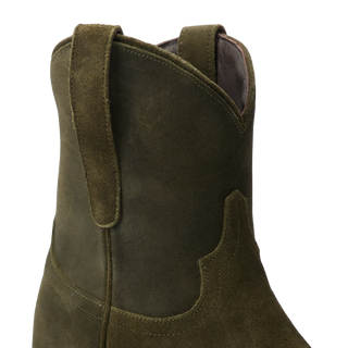 Emma Jane Bootie - Olive Suede
