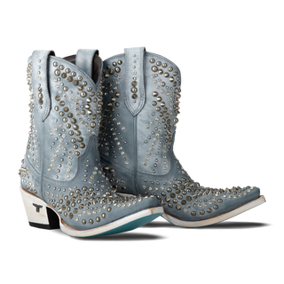 Dolly Bootie - Washed Denim